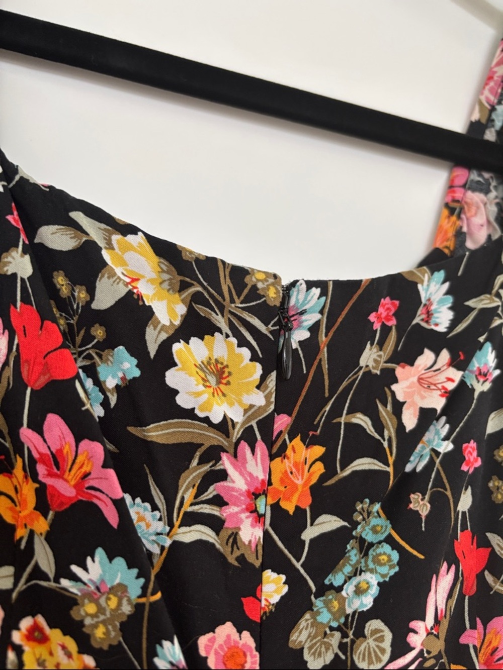:Price Firm: LOFT Lily Ruffle Front Tie Zipper Back Jumpsuit - Picture 8 of 9